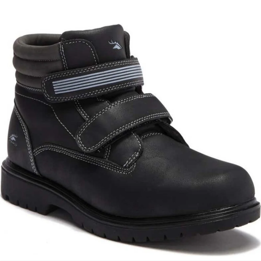 DEER STAGS Toddler Boy Marker Waterproof Boot in Black & Gray